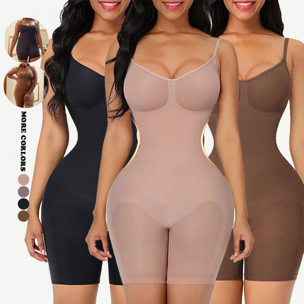 European and American Cross-border plus size Hip Lifting Seamless Body Shaping Clothes Women's Full Body Sling Abdomen Tinting Body Underwear