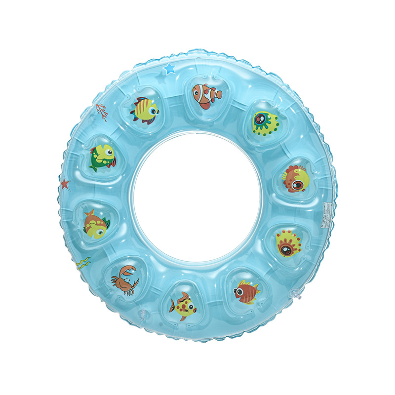 Picture of Factory wholesale children's swimming ring crystal inflatable lifebuoy thickened single-layer double airbag underarm adult swimming ring