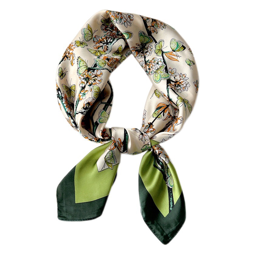 70 small square scarf women's spring and autumn versatile small scarf professional scarf fashion decorative scarf hair band tie hair tie hair