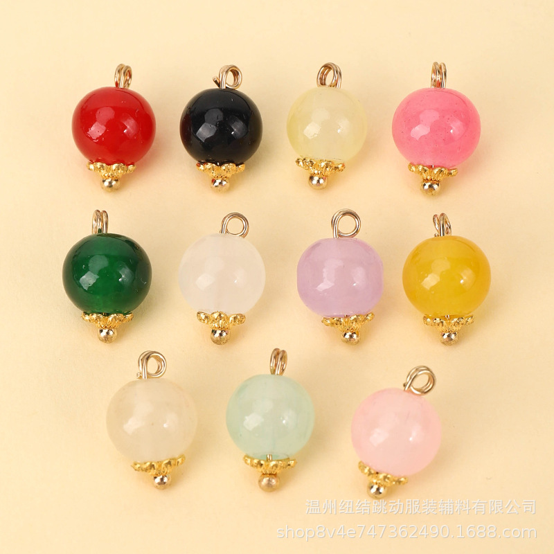 Button Button New Chinese Cheongsam Buckle Hanfu Beads Antique Tang Suit Clothes Shirt Cardigan Vintage Button Accessories