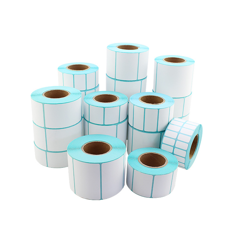 Picture of Three-proof thermal label paper 100*100908070 multi-specification eyoubao blank thermal sticker label