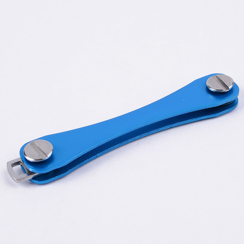 Picture of Aluminum Alloy key holder outdoor pendant metal key organizer multi-function key chain creative household key bag