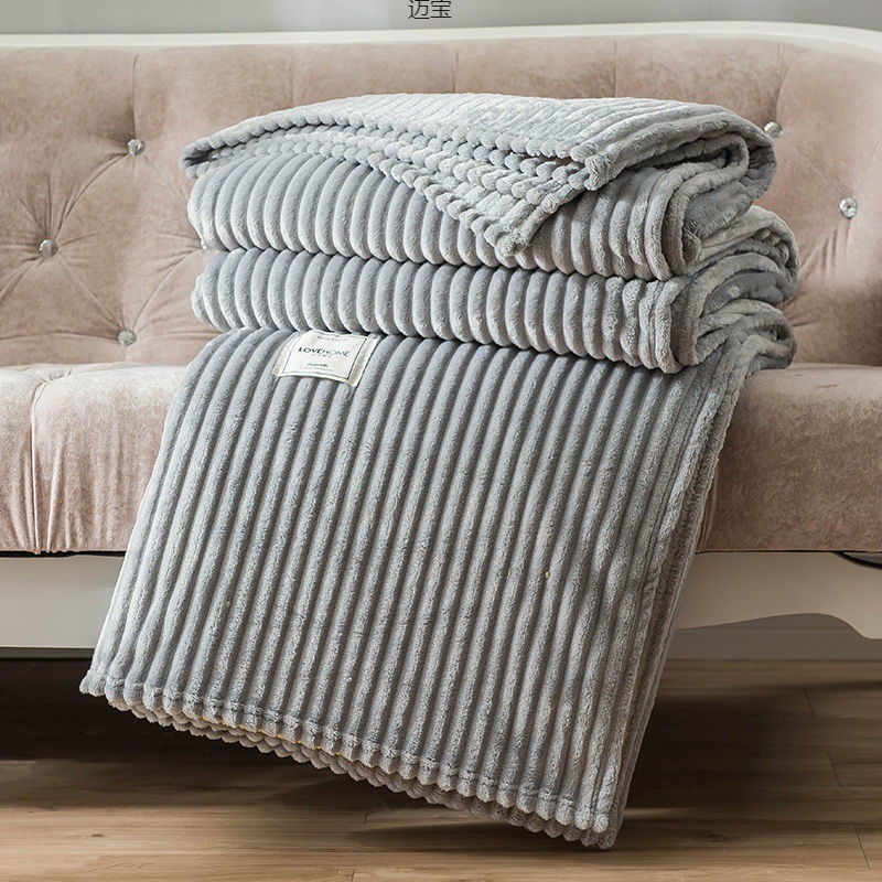 Milk Velvet Blanket Single Summer Blanket Thin Nap Blanket Lunch Break Air-conditioning Blanket Towel Quilt Faleel Blanket