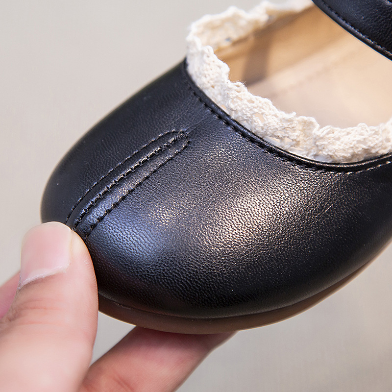 Picture of Girls' Small Leather Shoes 2025 New Autumn and Winter Kidsren's Shoes Small Fragrant Princess Shoes Spring & Fall Baby Girl Soft Sole Shoes