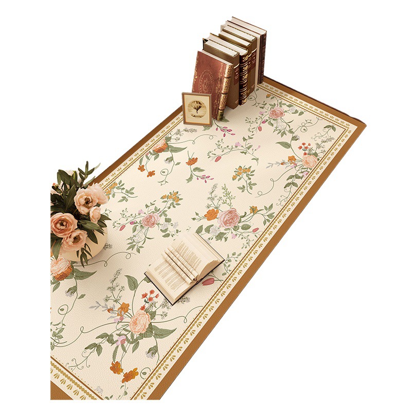 Desk mat desk desk mat light luxury high-grade waterproof leather mat free cutting computer office mat