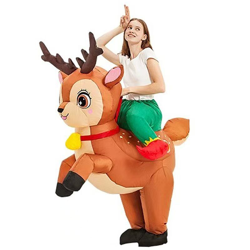 Christmas props Christmas inflatable clothing inflatable elk adult funny props