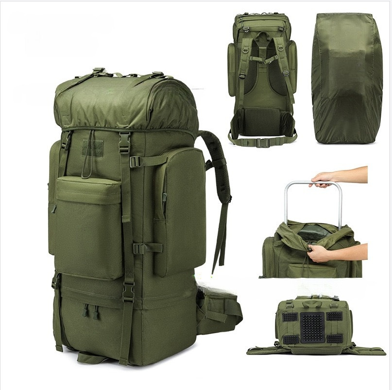 Picture of Spot 100L Large Capacity Mountaineering Bag Outdoor Products Camping Outdoor Bag Hiking Waterproof Cover Backpack