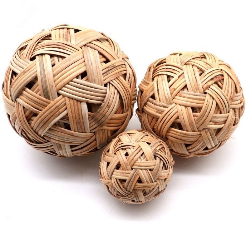 Rattan ball, Chinese football culture, cuju ball, hand-woven props, bamboo ball, ancient football invoicing