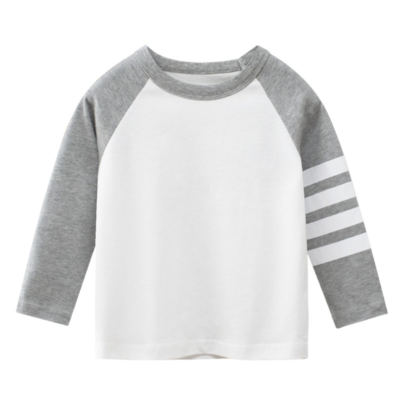 27Kids Brand Kidsren's Clothing Spring 2024 New Kidsren's Long-Sleeved T-Shirt Bottoming Shirt Baby Clothes One Piece Drop Shipping