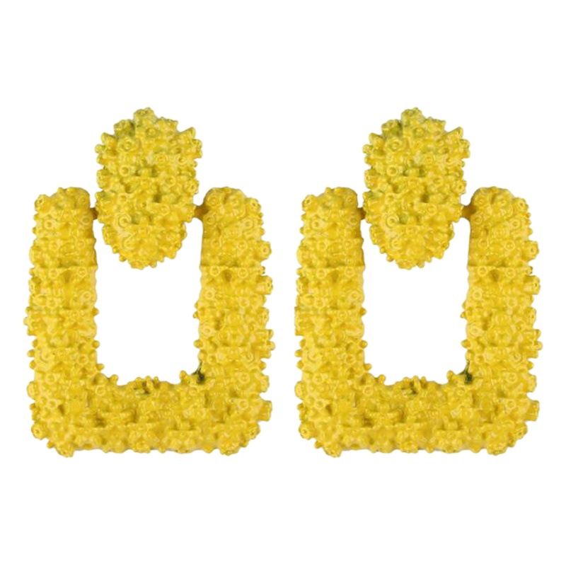 Jin Yan A1352 AliExpress wish European and American alloy geometric earrings Yiwu mixed batch earrings