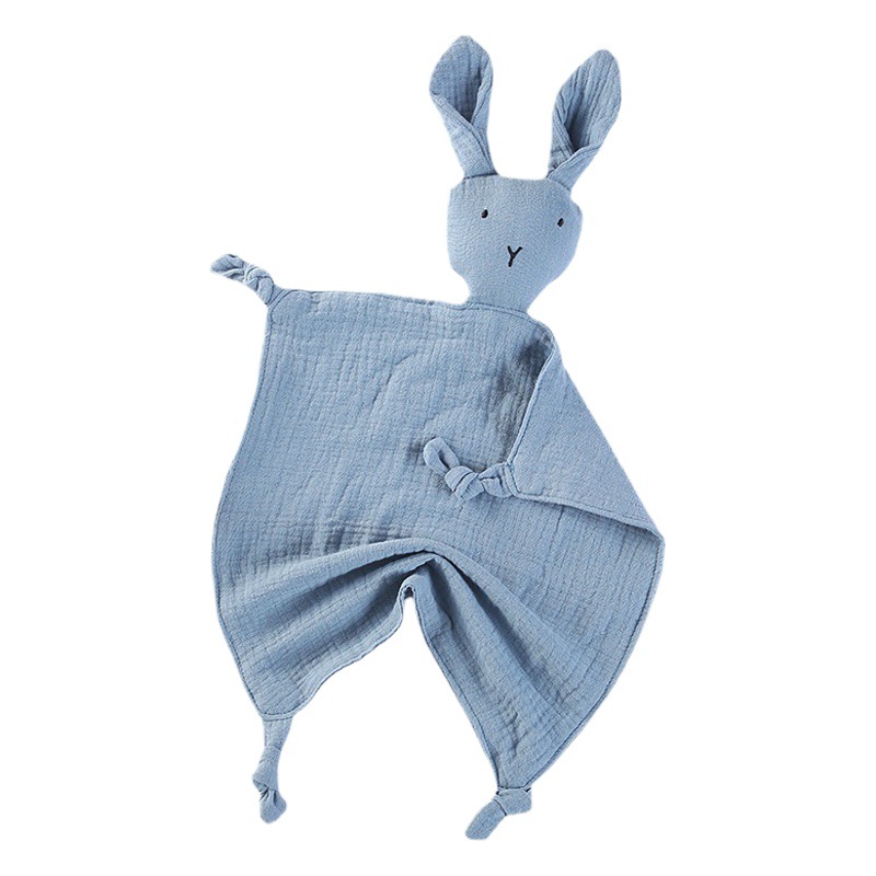 Pure Cotton Double-layer Gauze Baby's Spit Towel Sleeping Bag Blanket Doll Baby's Ambience Towel Entrance Rabbit Blanket