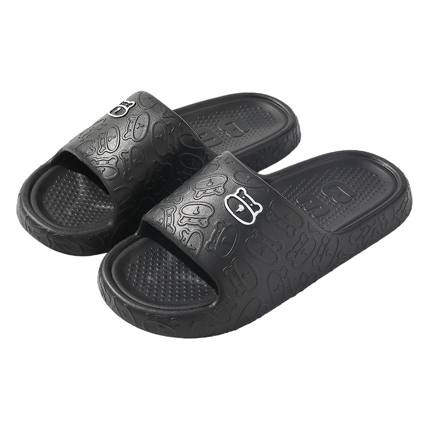 Cartoon Printed Slippers for Women Summer Couple Home Indoor Non-Slip Soft Bottom Large Size Slippers for Men Wholesale
