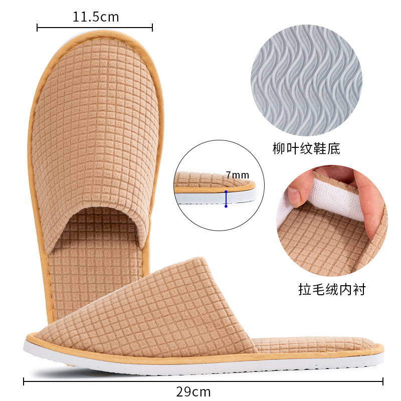 Picture of Hotel Washable Slippers Travel Aviation Portable Slippers Home Hospitality Slippers Hotel Disposable Slippers
