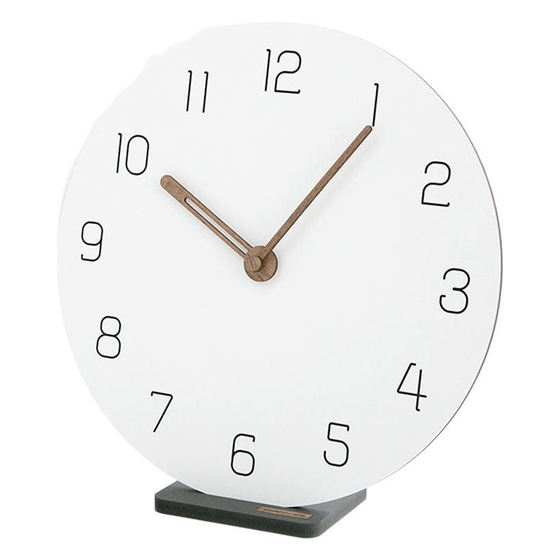Wozoom House 9inch Casual Wall Clock Scandinavian Living Room Creative Bedroom Clock Home Clock Silent Table Clock