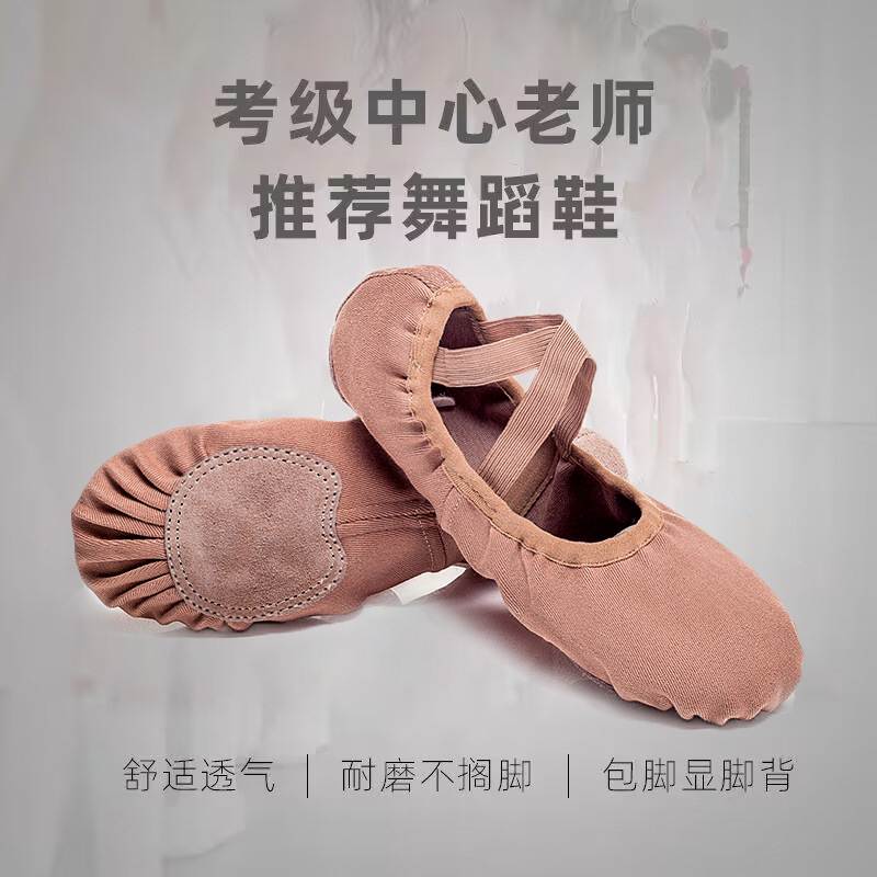 Dance Shoes Soft-soled Women's Elite Cloth Practice Shoes for Adults Dancing Special Lace-up Children's Claw Shoes Ballet Shoes