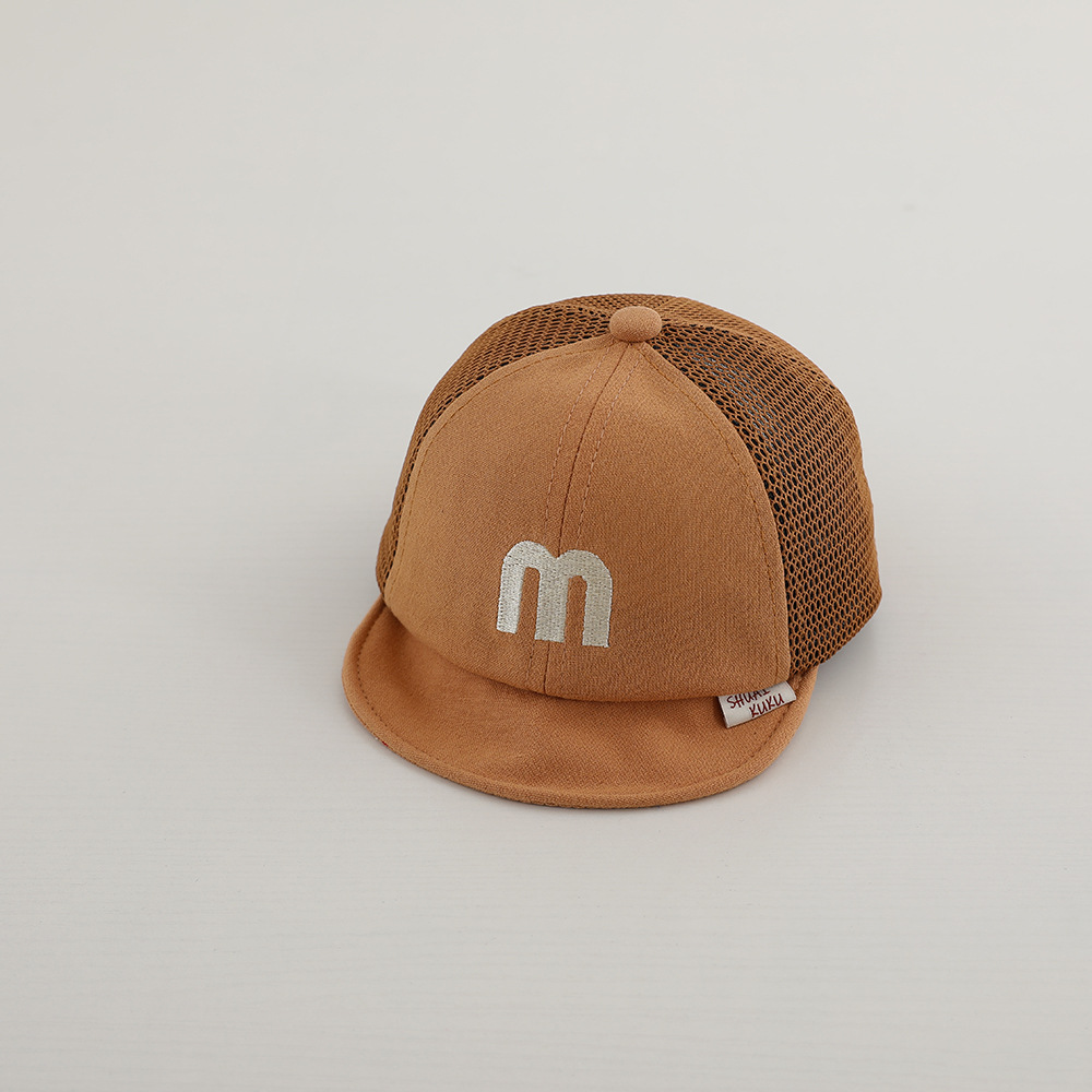Picture of Baby Hat Summer Thin Boys' Cap Shading Mesh Breathable Cool Cap Baby Girl Sunscreen Baseball Cap Trendy