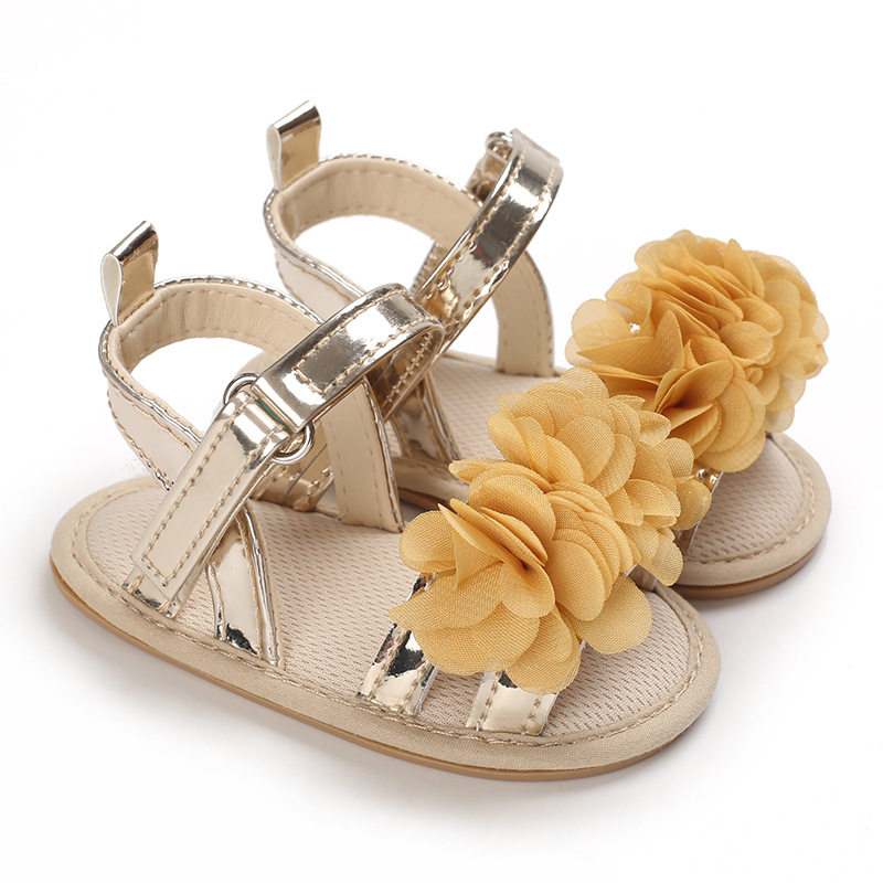 Picture of Summer flowers 0-1 year old baby girl sandals