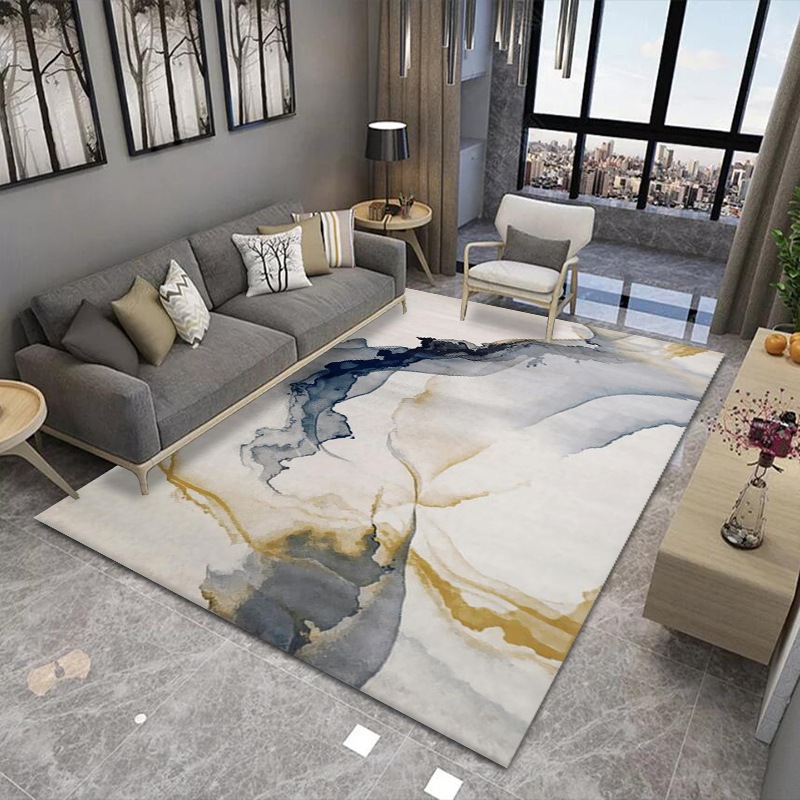 Picture of Home Carpet Simple Nordic ins Style Office Carpet Full Bed Floor Mat Bedroom Living Room Carpet Floor Mat
