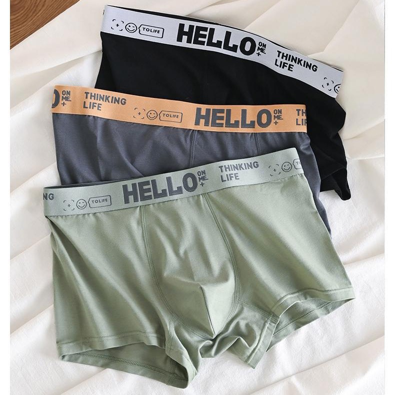 Factory wholesale men's underwear men's plus size mid-waist antibacterial breathable comfortable boxer shorts head men's factory delivery