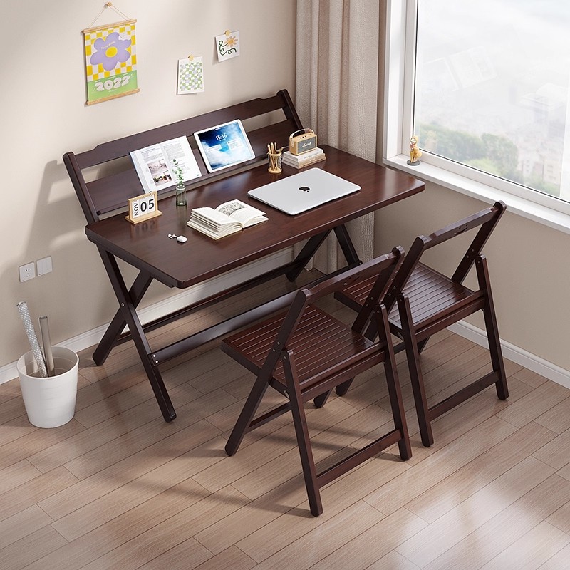 Children's desk, children's study desk, small apartment writing desk, student home bedroom, folding without installation, 2025 new
