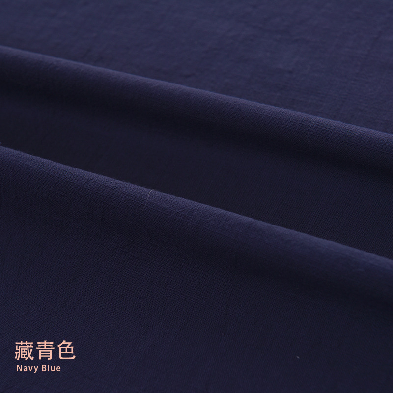 Picture of Plain 21*21 yarn woven bamboo cotton linen fabric artistic Zen clothing cotton washed bamboo cotton fabric