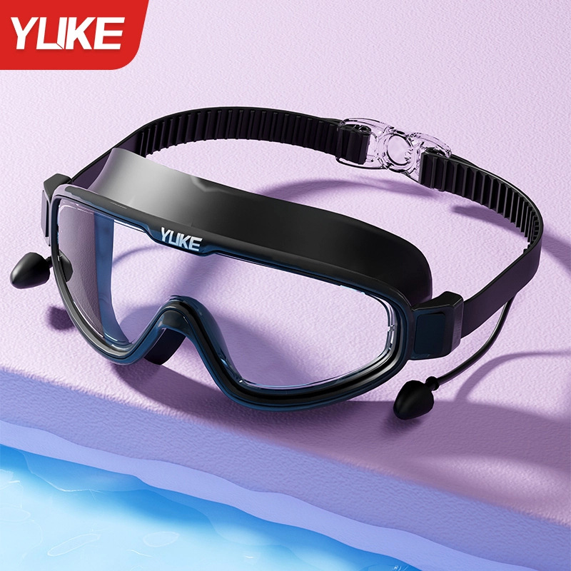 Picture of Swimming Goggles Swimming Goggles Equipment Men's High-Definition Anti-Fog Waterproof Myopia Diving Professional Swimming Cap Swimming Goggles Set