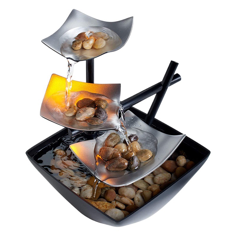 Picture of homedecor Water Ornaments Desktop Fountain Crafts Office Water Fountain Feng Shui Ornaments
