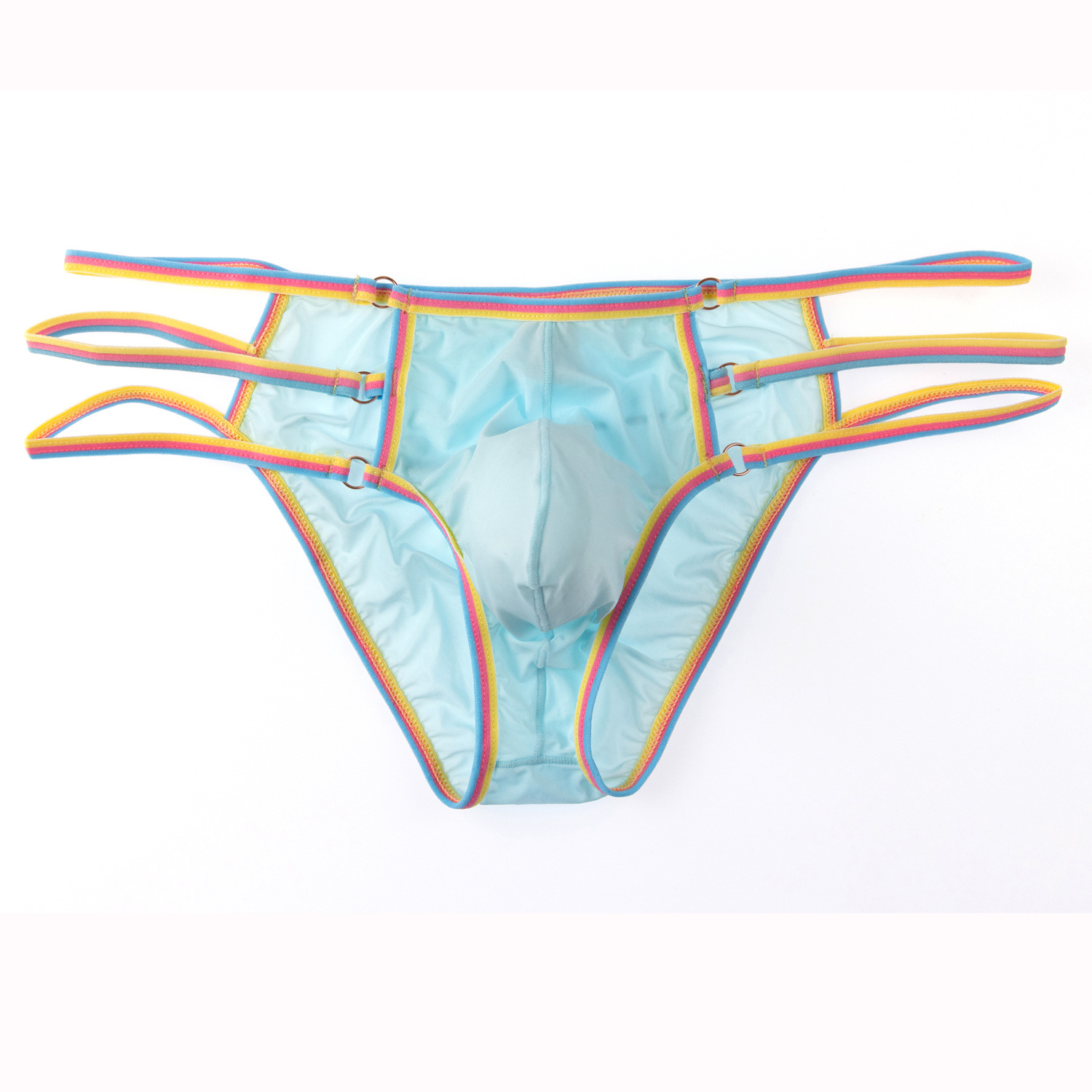 Picture of Foreign trade Men's sexy pants low waist Men's Ice Silk sexy small triangle mini underwear men's triangle underwear B887