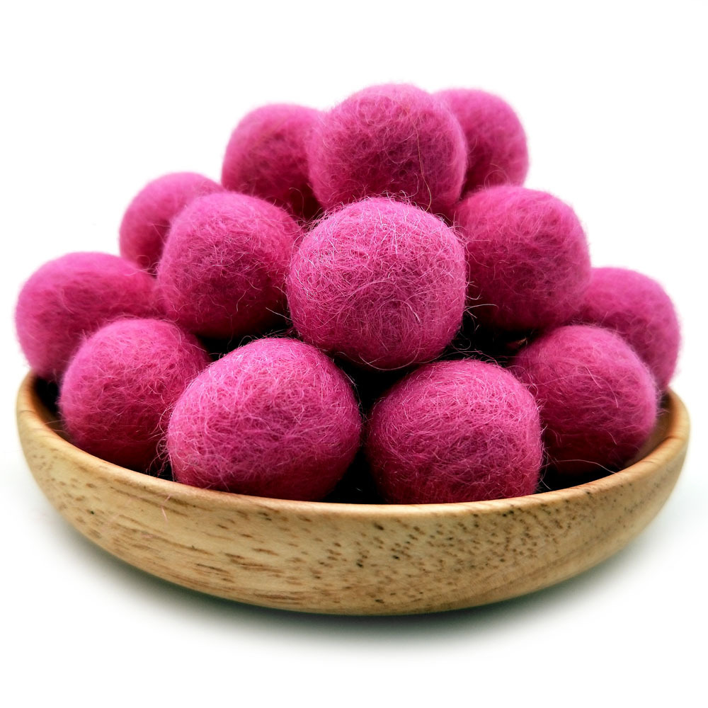 Picture of Cross-border in stock 2CM wool ball Christmas jewelry accessories Christmas diy colorful wool ball small wool ball pokes