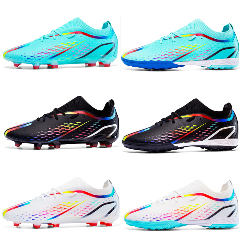 Cross-Border football shoes tf broken nails artificial turf fg nails boys and girls Children teenagers students leather foot training sports shoes