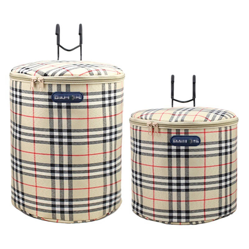 Folding Bicycle Basket Thickened Waterproof Canvas Car Basket Electric Car Basket Front Basket Bicycle Vegetable Basket