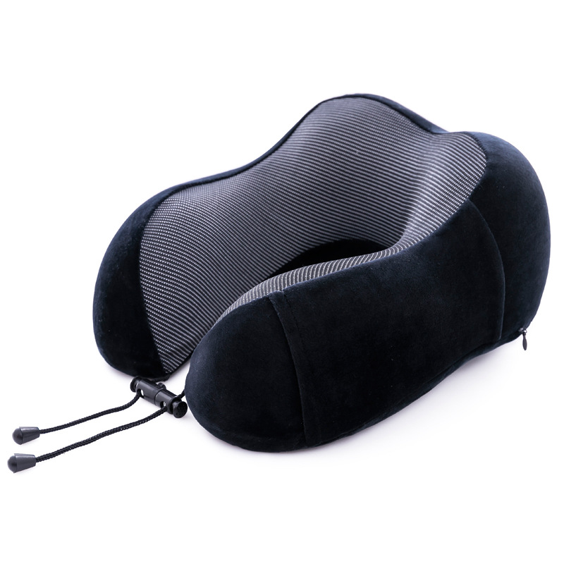 Picture of Cross-border U-shaped neck pillow can be fixed Logo simple memory foam U-shaped pillow wholesale travel neck pillow portable U-shaped pillow