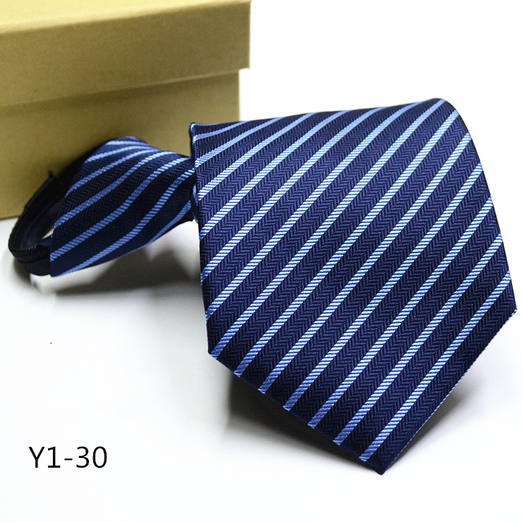 Picture of Men's Easy-To-Pull Casual Zipper Tie New Korean Style Professional Formal Wear Convenient Lazy Tie Ready for Sale