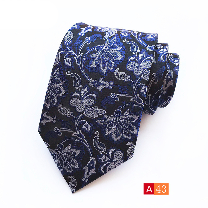 Picture of Source Factory Hot Jacquard Fabric Tie Men's Dress Business Suit Accessories Tie Wholesale