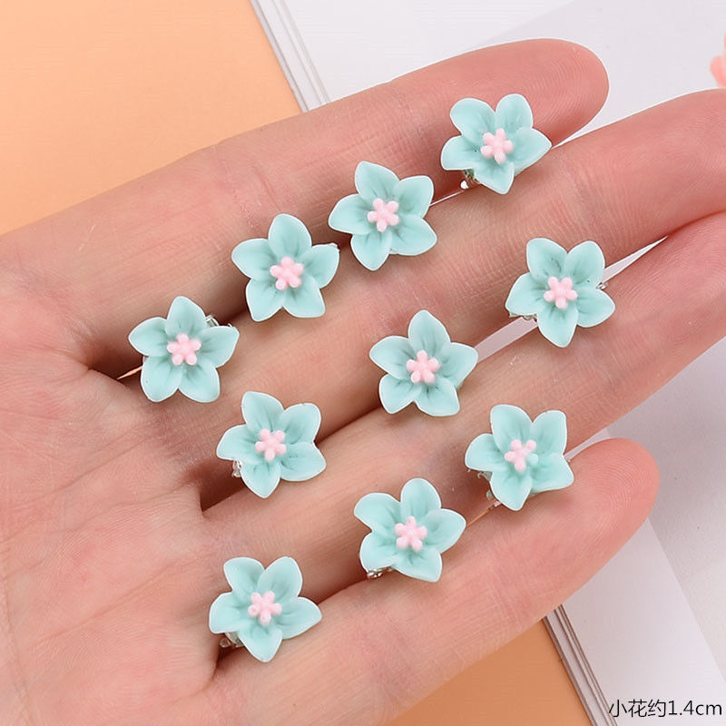 Picture of Children's Flower Small Grab Hair Accessories Girl's Braided Hair Buckle Head Flower Little Girl's Mini Grab Small Hairpin Headwear