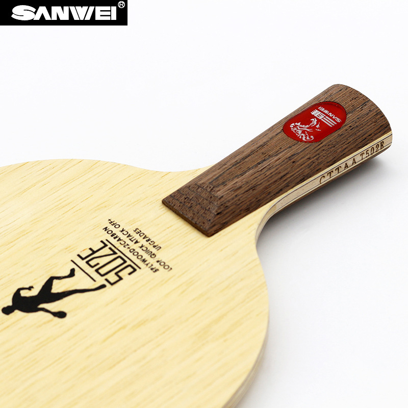 Picture of SANWEI three-dimensional 502E table tennis bottom plate five wood two carbon LD comprehensive attack table tennis racket bottom plate horizontal racket