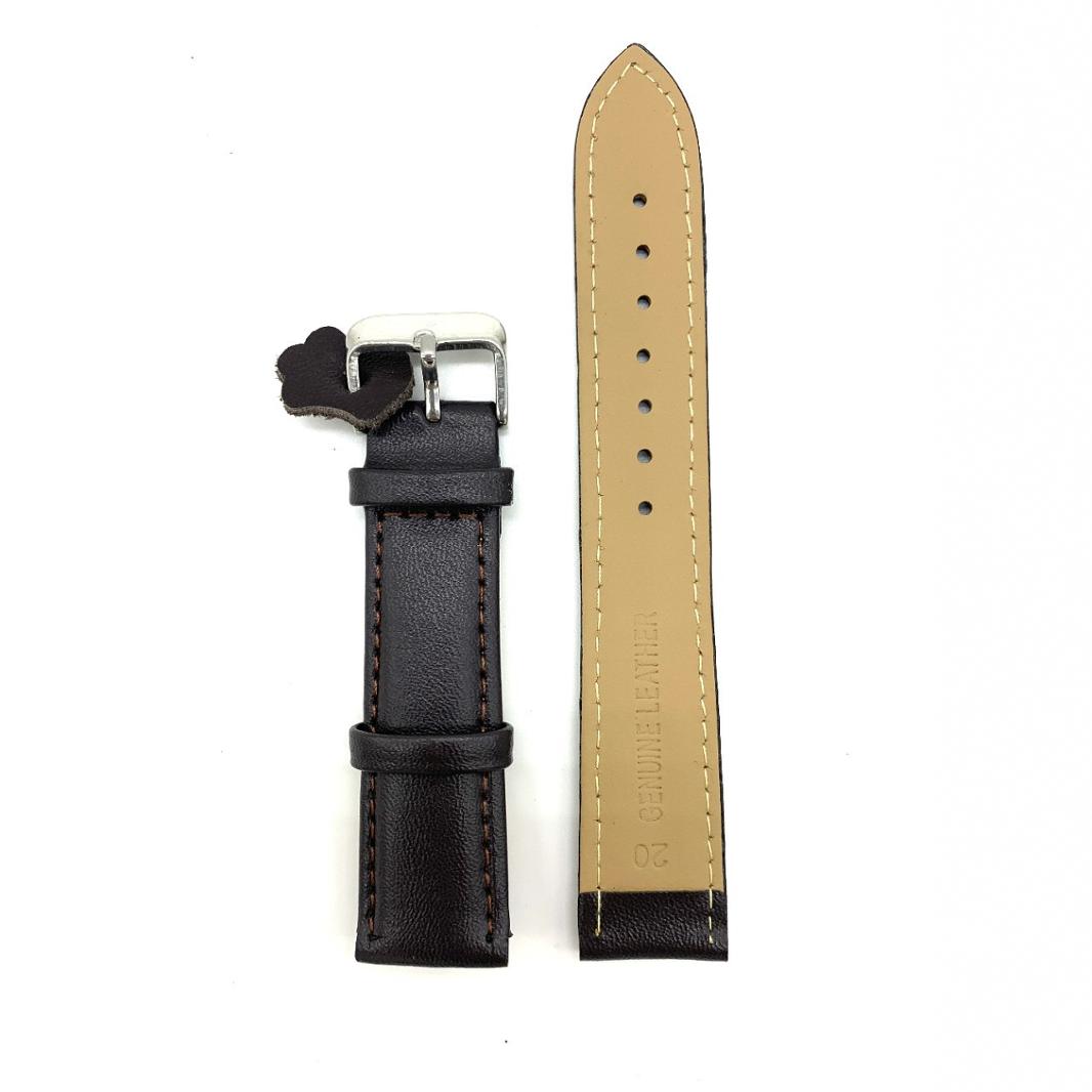 Picture of Watch Strap Genuine Leather Watch Strap Waterproof Steel Buckle Ready-Made Leather Watch Strap Solid Business Fashion