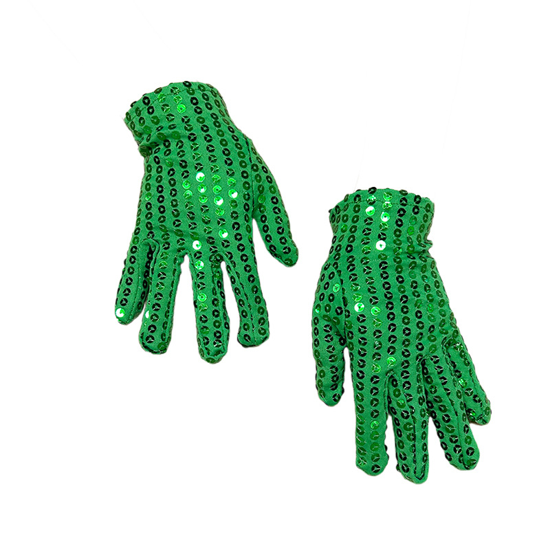 Picture of Children's Day Stage Sequin Gloves Become Children's Performance Dance Gloves for Party Night Dance Performances