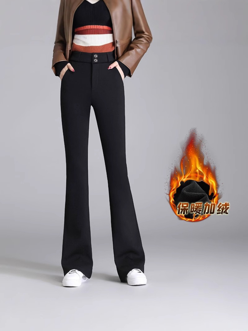 Autumn and Winter New plus size Pants Plus Velvet Haren Pants Women's Spring and Autumn Loose Women's Pants Casual Carrot Pants