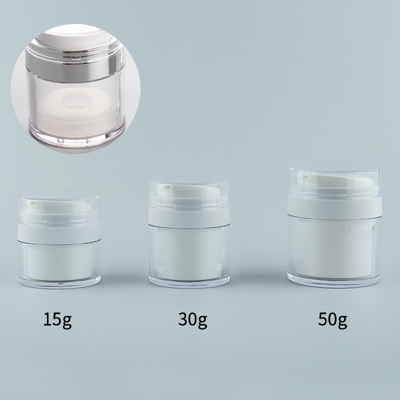 Picture of in stock acrylic vacuum bottle 15g20g30g 80g100 ml press cream bottle sunscreen cream bottle