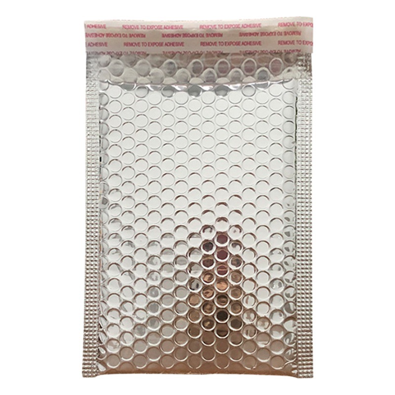 Silver Aluminum-Coated Bubble Bags, Thickened Bubble Film Courier Bags, Clothing Packaging Bags, Bubble Shockproof Bags, Hot-Selling Airbags