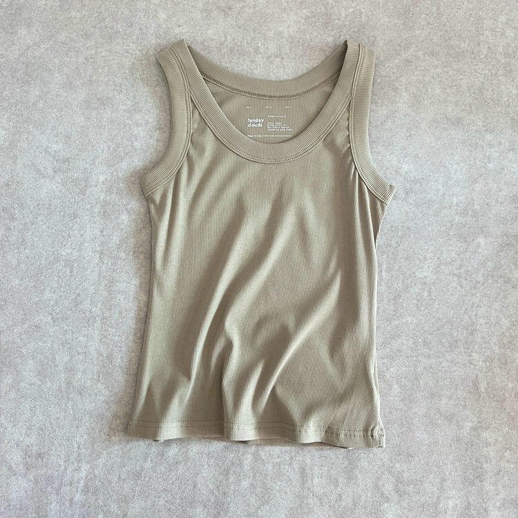 Picture of Retention Recommended Good 808 Threaded Printed Vest Sleeveless Women's All-match Casual Sports Slim-fit High-elastic Slimming
