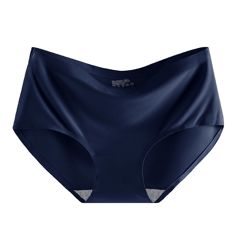 Picture of Women's Ice Silk Underwear Seamless Underwear One-Piece Underwear Breathable Mid-Waist Sexy Women's Underwear Briefs 810