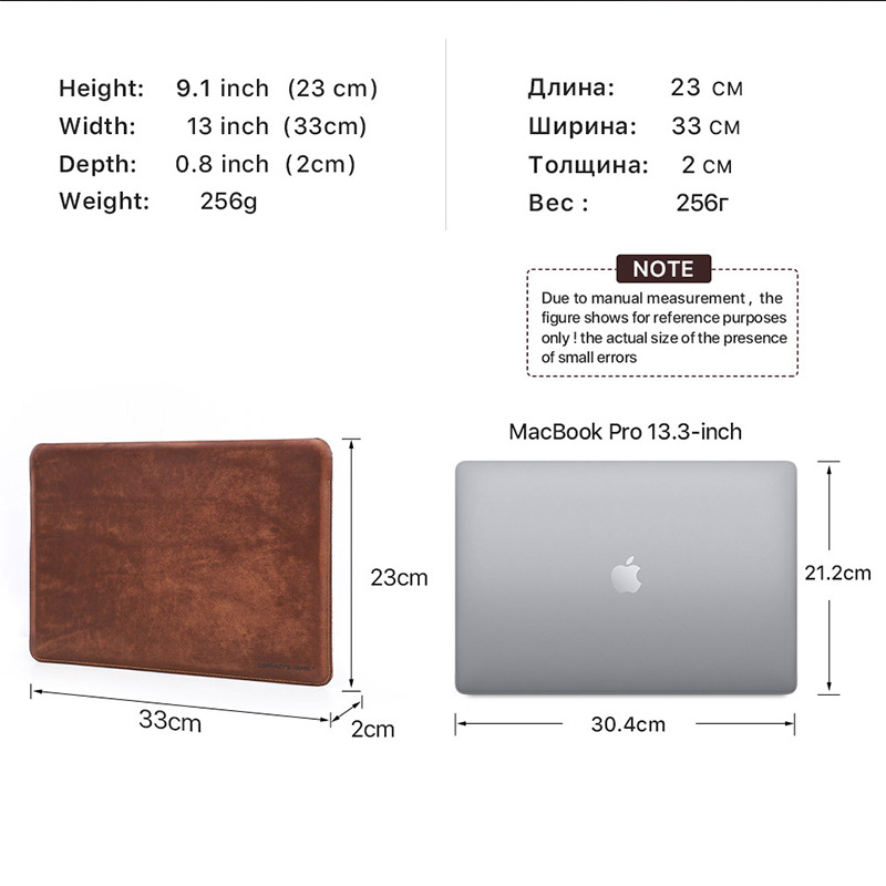 Picture of For new macbookair13.6 protective case leather simple apple laptop liner bag wholesale