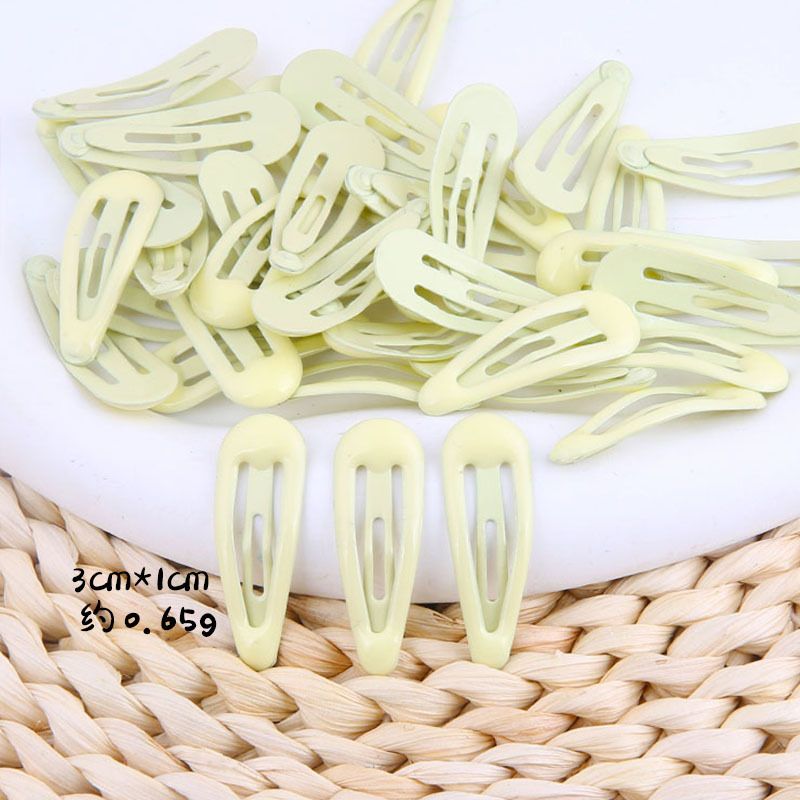 Picture of Candy Colorful Hairpin Hyuna Style Colorfulful Water Drop Clip Glue Bb Clip Hairpin Duckbill Clip Korean DIY Headwear Wholesale