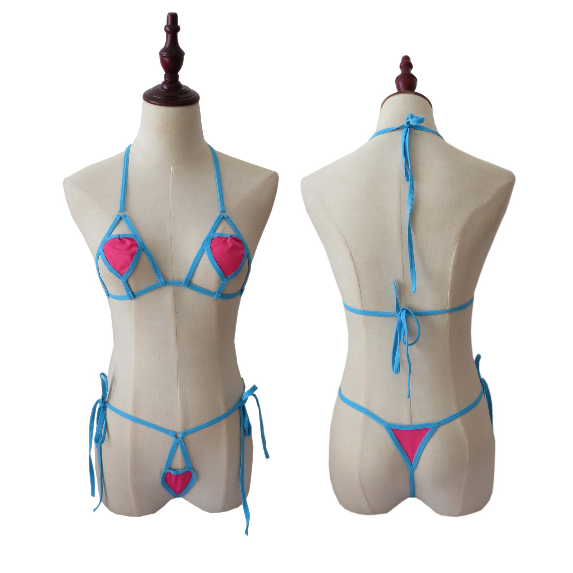 Cross Border Sexy Underwear Mini Swimsuit Swimsuit Women Sexy Perspective ebay Three Point Bikini Set