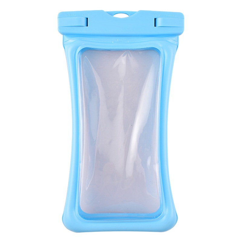 Factory wholesale new floating airbag inflatable mobile phone waterproof bag outdoor diving swimming transparent pvc waterproof bag