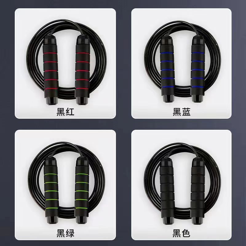 Picture of Amazon load steel wire rope skipping fitness exercise sports student competition bearing skipping rope sporting goods wholesale