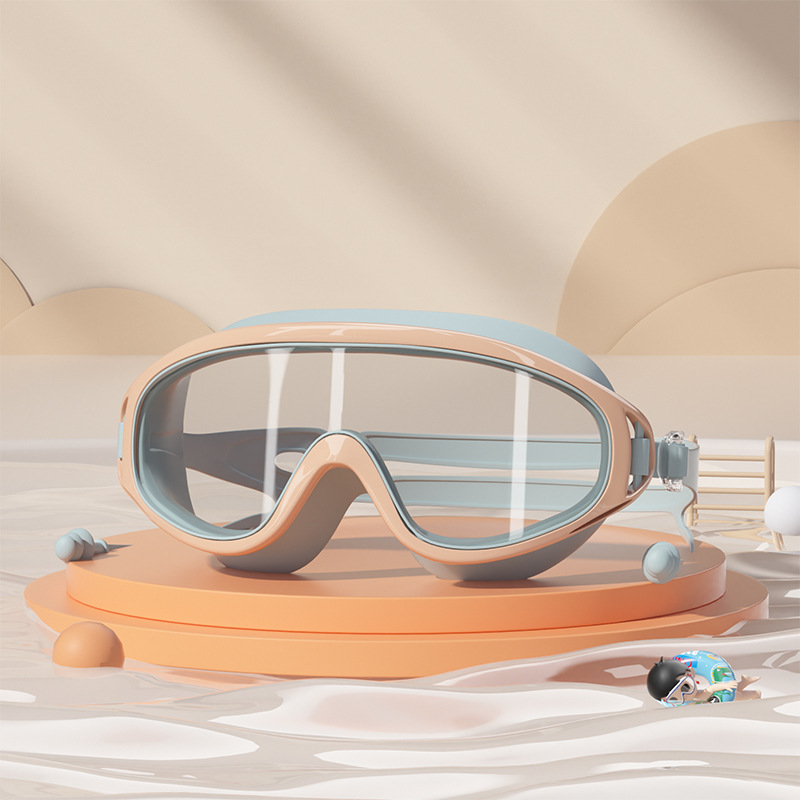 Picture of Youyou children's swimming goggles boys and girls swimming equipment glasses waterproof anti-fog frame professional diving swimming goggles wholesale