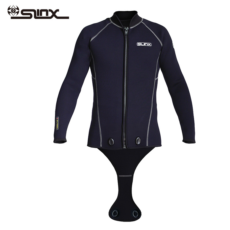 Picture of Diving Jacket 3mm Crotch SLINX Thickened Warm Split Diving Suit Wet Jacket Split Diving Suit